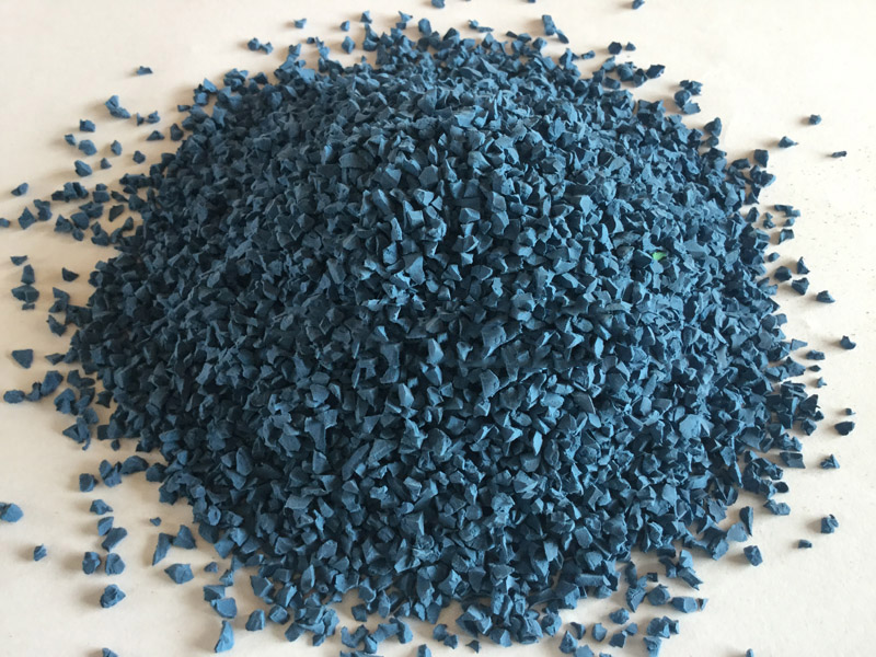 EPDM塑膠湖藍色顆粒
