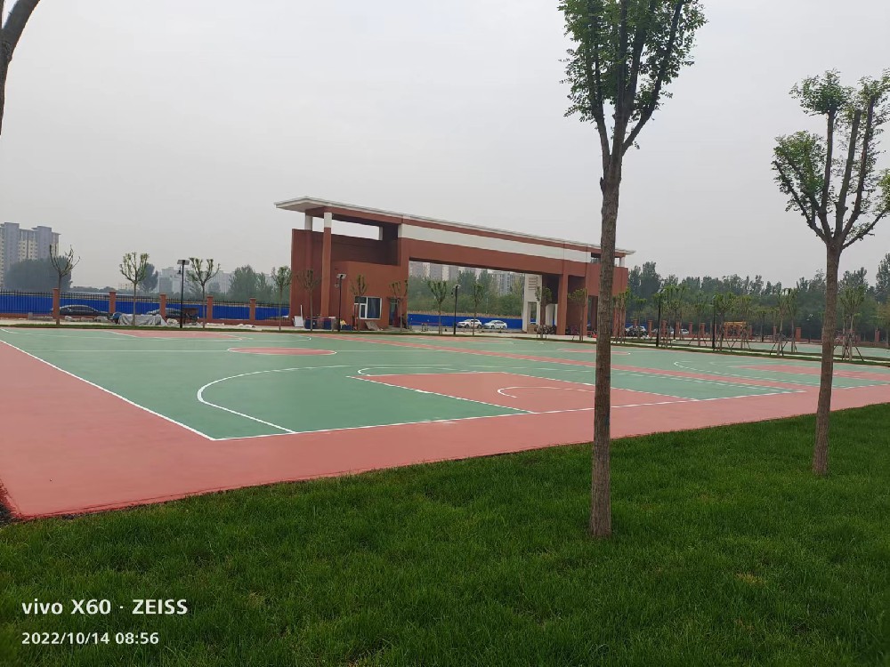 河北省南皮英才小學復合型籃球場工程